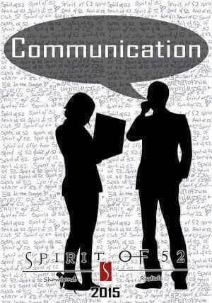Spirit of 52 präsentiert im Jahr 2015 das Thema „Communication“