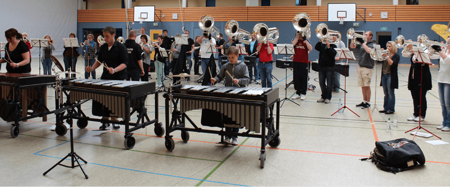 Showband Rastede Alumni bereit für die Musiktage 2013